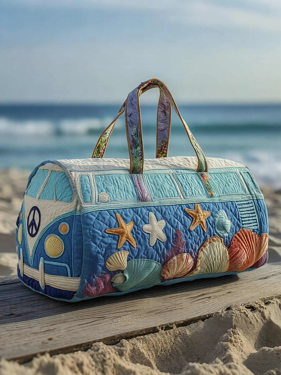 Beachside Van Quilted Duffle Bag