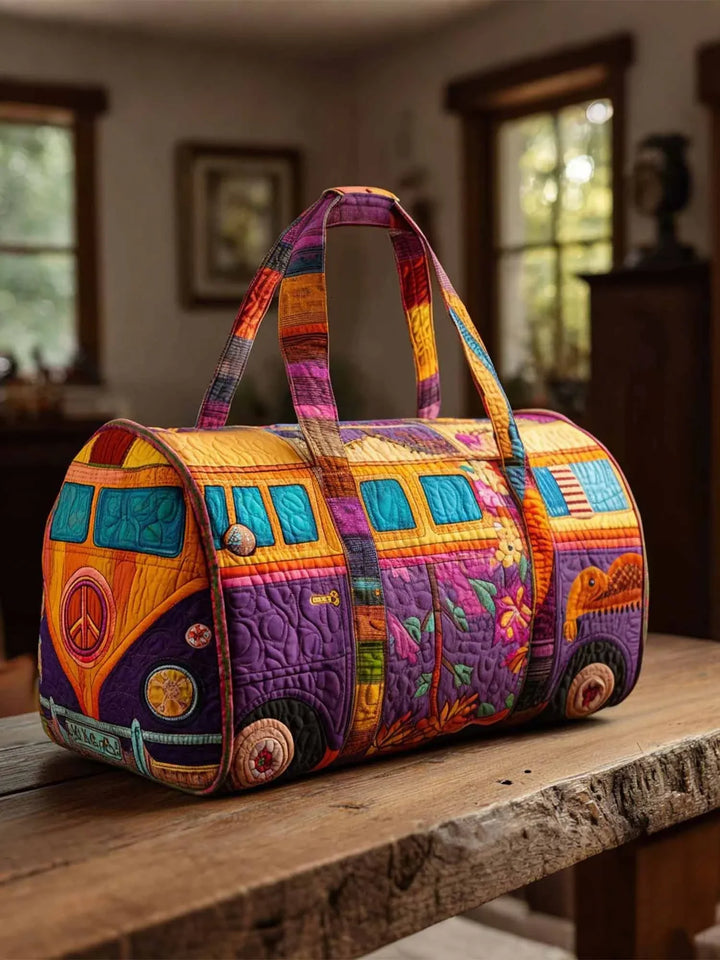 Timeless Traveler Quilted Duffle Bag