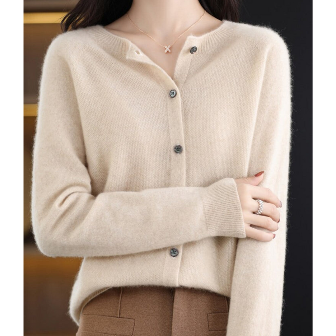 Mirelle™ Knit Cardigan | Effortless Merinowool Softness & Everyday Elegance
