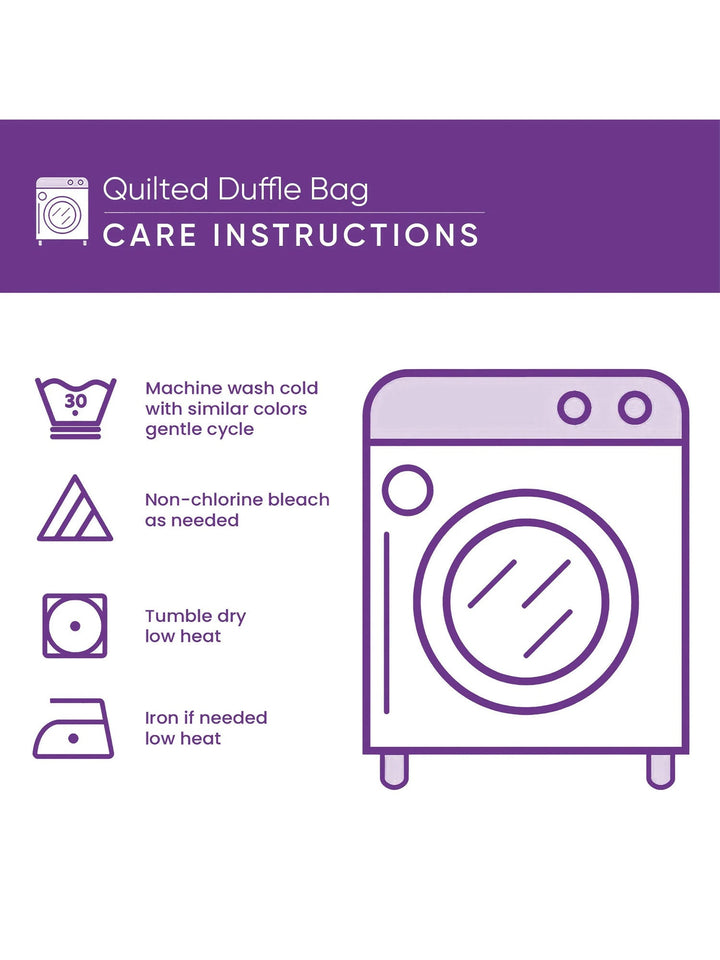 Wander Roads Quilted Duffle Bag