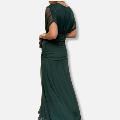 Luna - Elegant Dress With V-Neckline