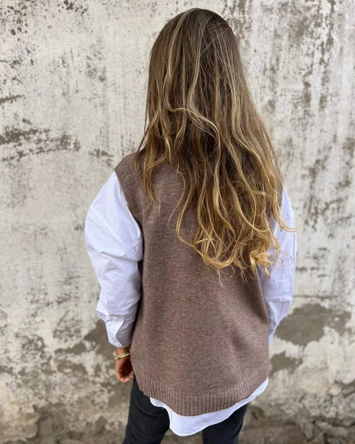 EVELYN - Stylish Knit Sweater Vest