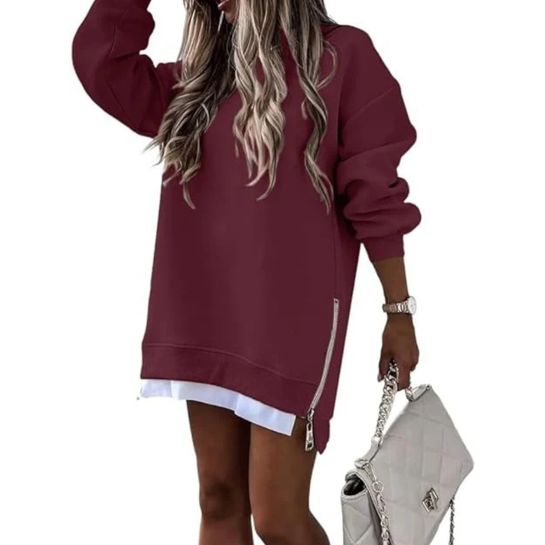 CHARLOTTE - Trendy Oversized Casual Pullover Outfit