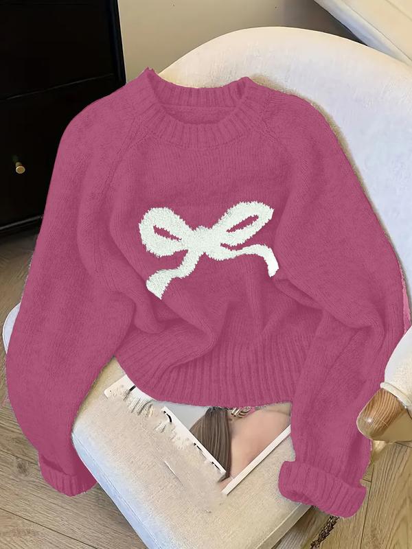 GRACIE - Elegant Bow Knit Sweater for Fall & Winter Fashion
