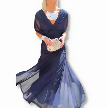 Luna - Elegant Dress With V-Neckline