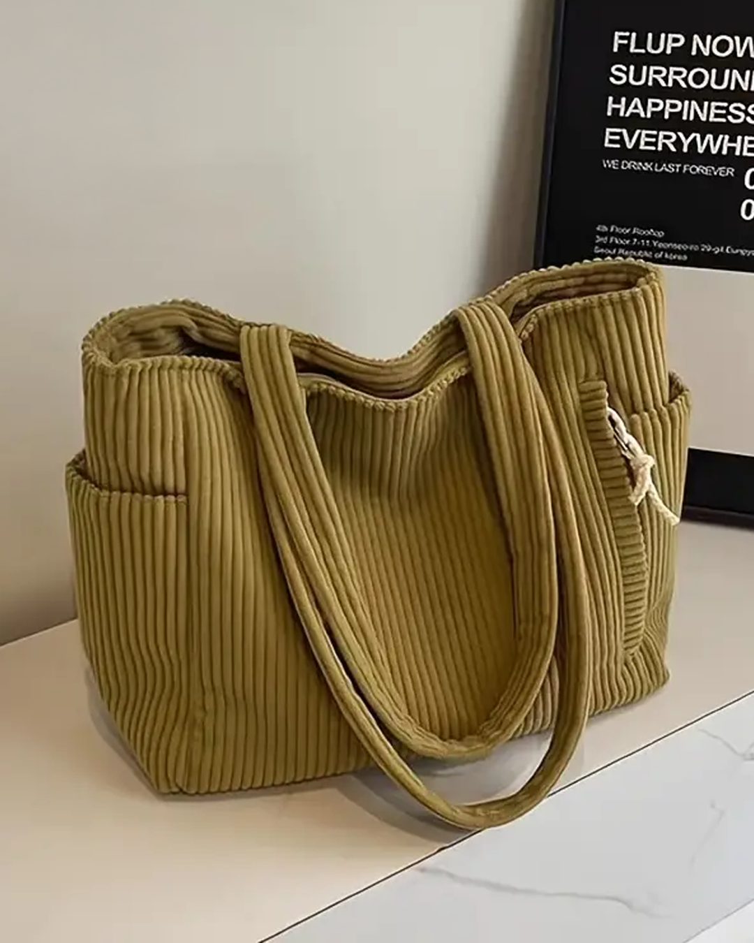 Tilda™ | Effortless Style – The Must-Have Ribbed Tote Bag