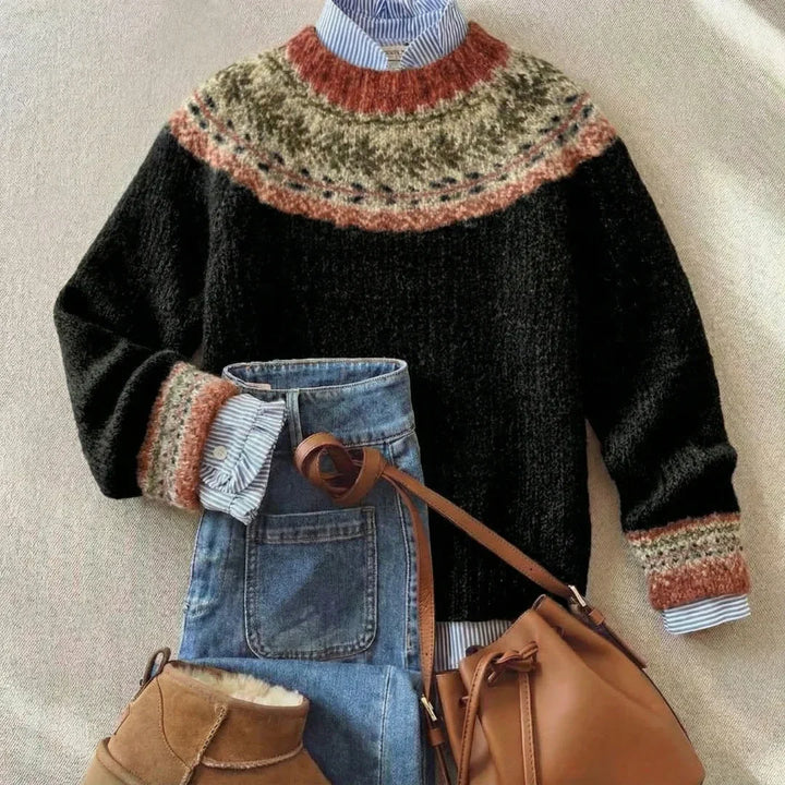 Ava | Heritage Nordic Knit Sweater