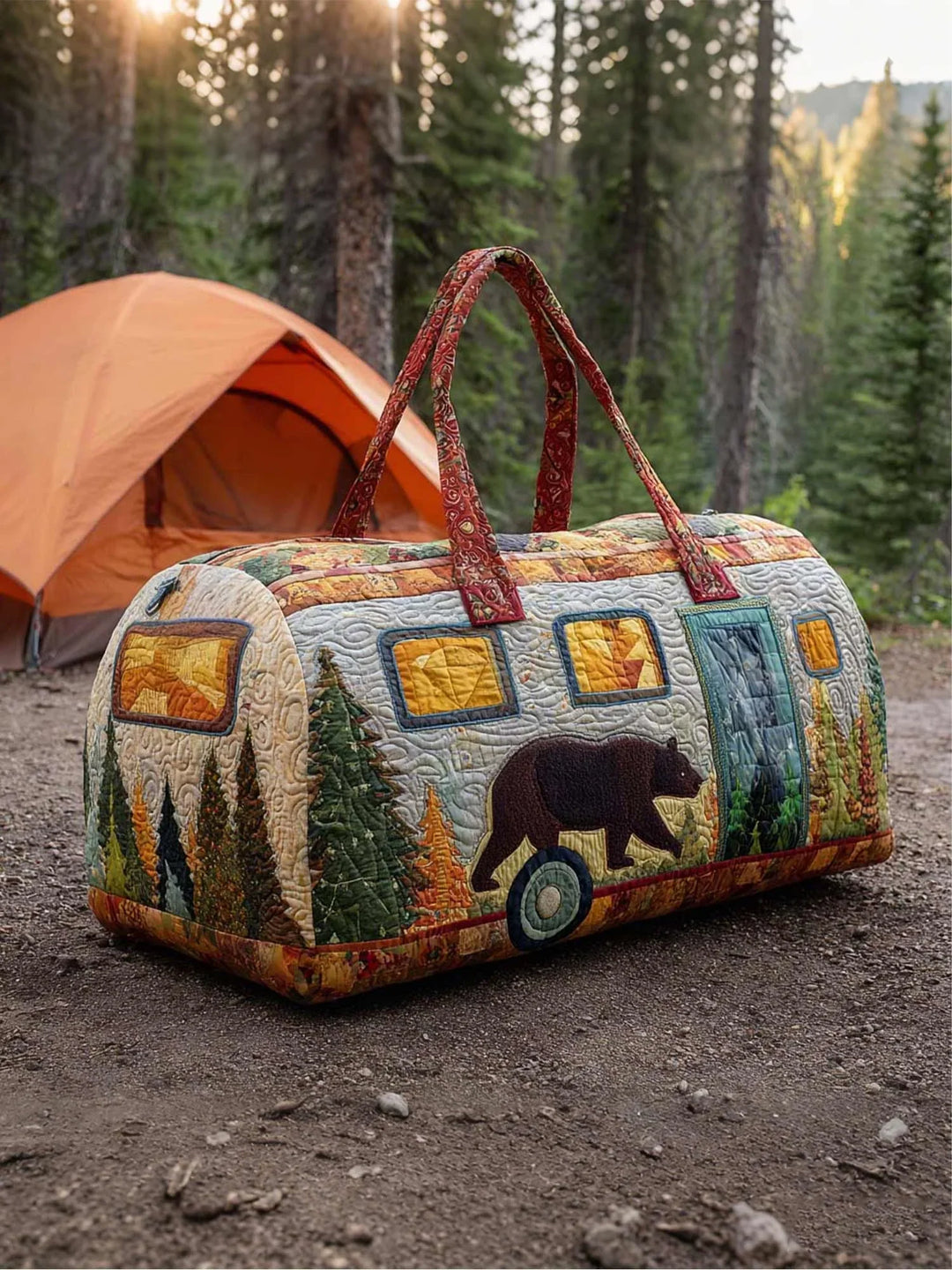 Wild Escape Quilted Duffle Bag