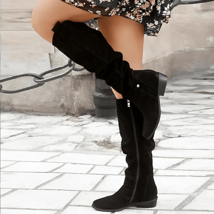 Madeleine | Knee-High Suede Boots