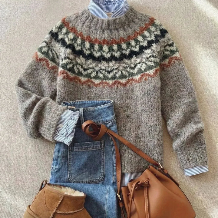 Ava | Heritage Nordic Knit Sweater