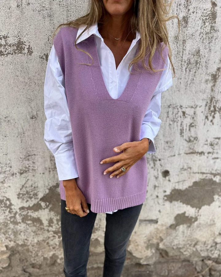 EVELYN - Stylish Knit Sweater Vest