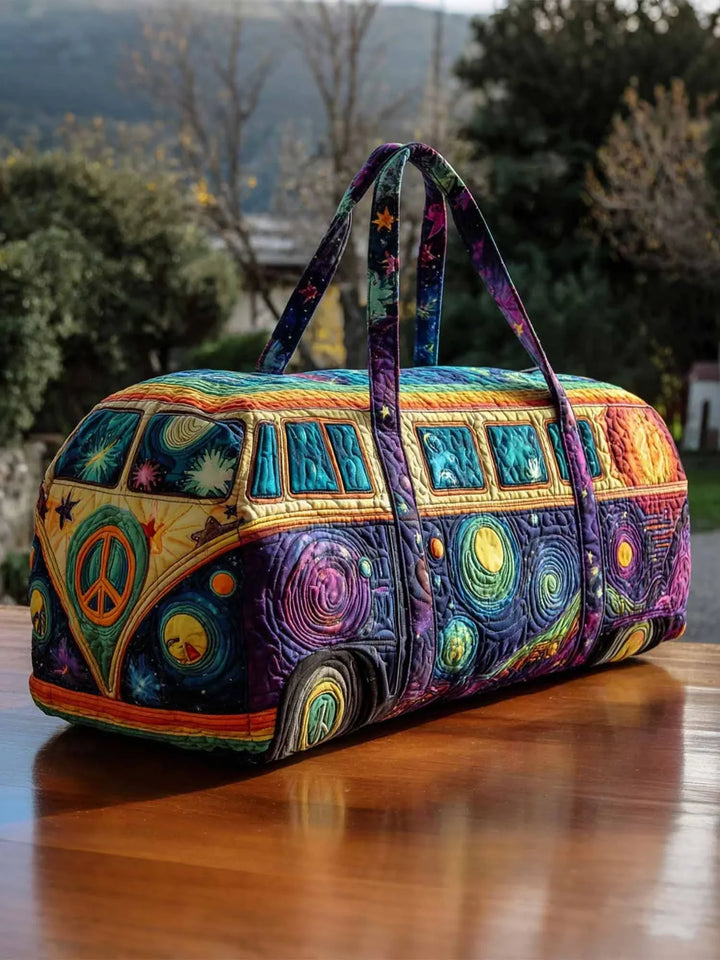 Wander Roads Quilted Duffle Bag