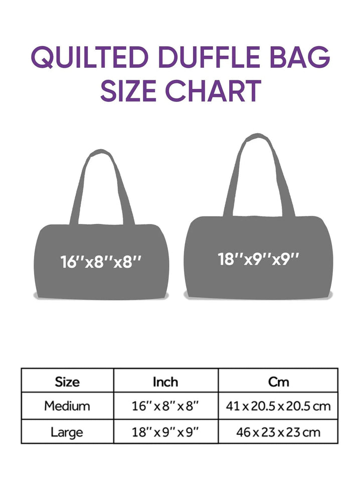 Beach Van Quilted Duffle Bag