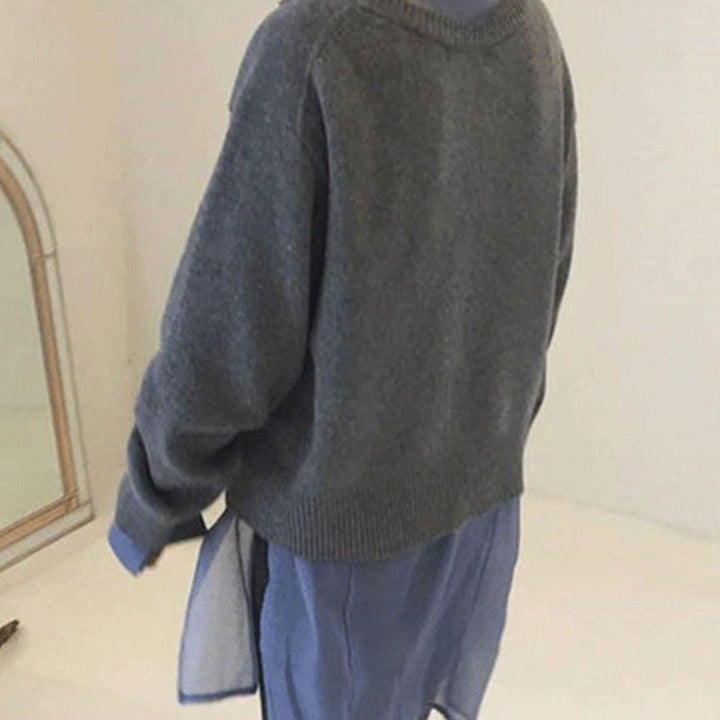 ALYCIA - Asymmetric Button Cardigan