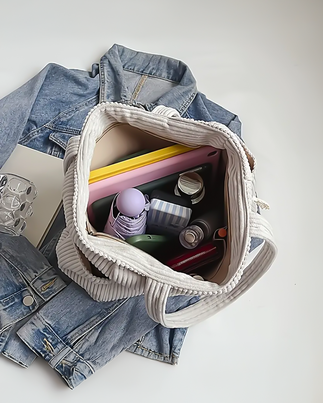 Tilda™ | Effortless Style – The Must-Have Ribbed Tote Bag