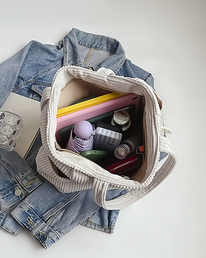 Tilda™ | Effortless Style – The Must-Have Ribbed Tote Bag