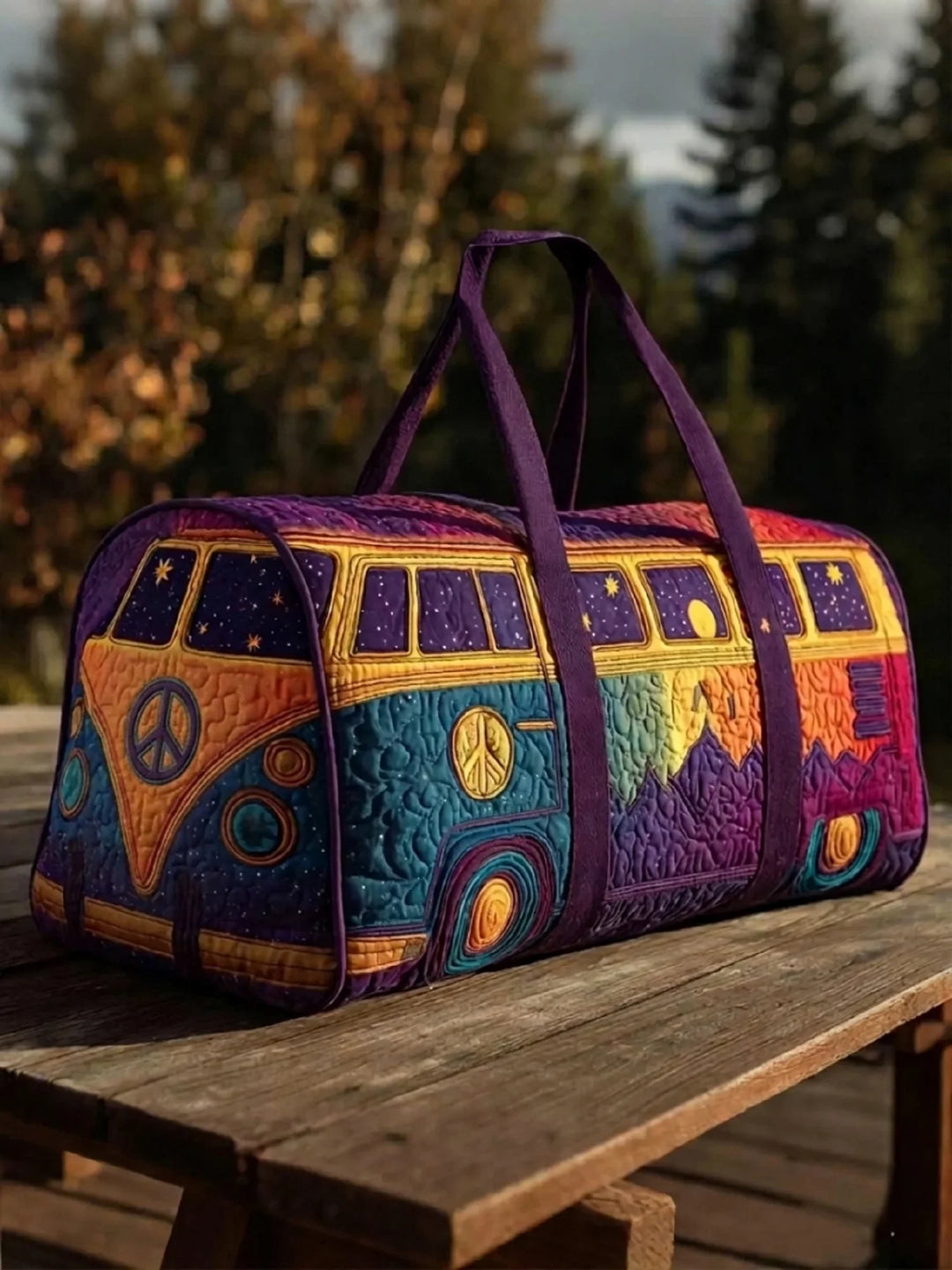 Open Sky Path Quilted Duffle Bag