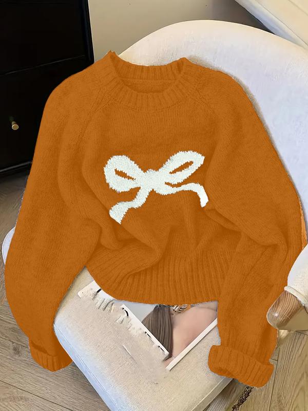GRACIE - Elegant Bow Knit Sweater for Fall & Winter Fashion