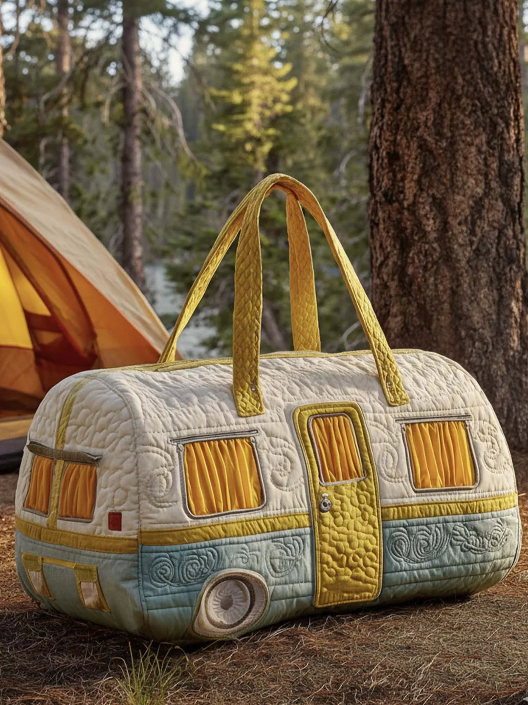 Hippie Quilted Duffle Bag