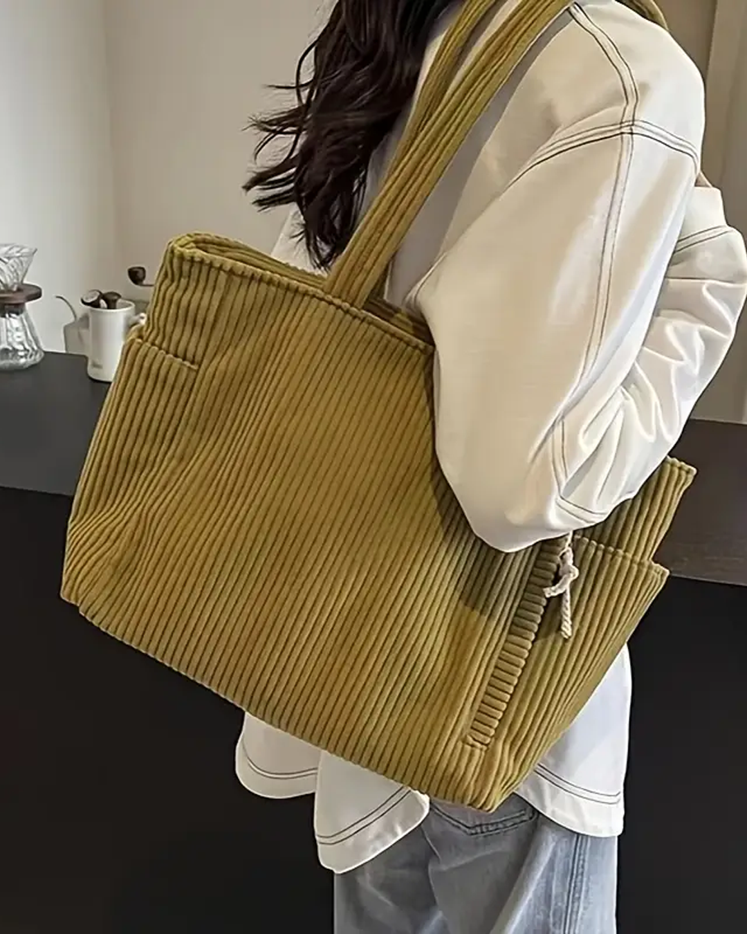Tilda™ | Effortless Style – The Must-Have Ribbed Tote Bag