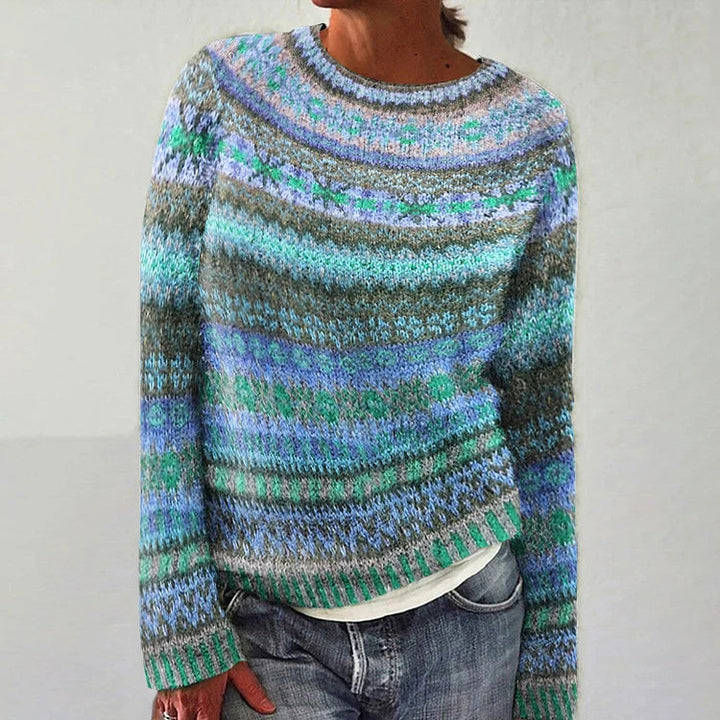 HARPER - Vibrant Fair isle Sweater