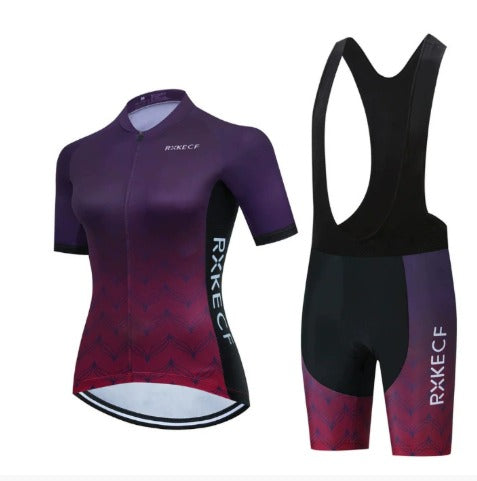 BORA kit with a breathable cycling jersey and bib shorts