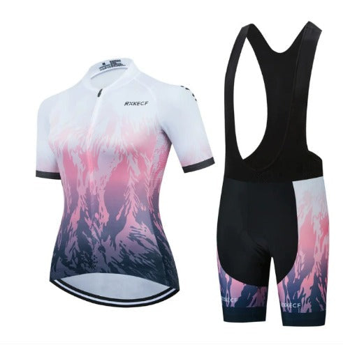 BORA kit with a breathable cycling jersey and bib shorts
