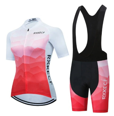 BORA kit with a breathable cycling jersey and bib shorts