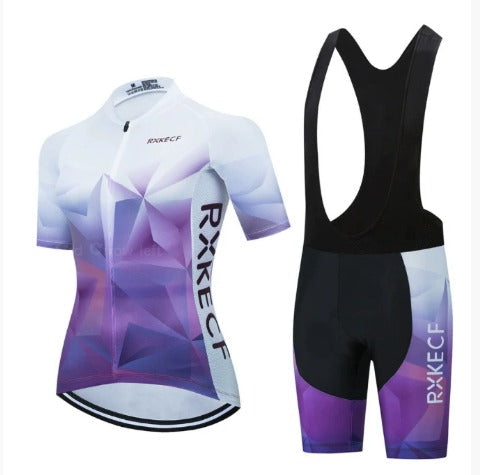 BORA kit with a breathable cycling jersey and bib shorts