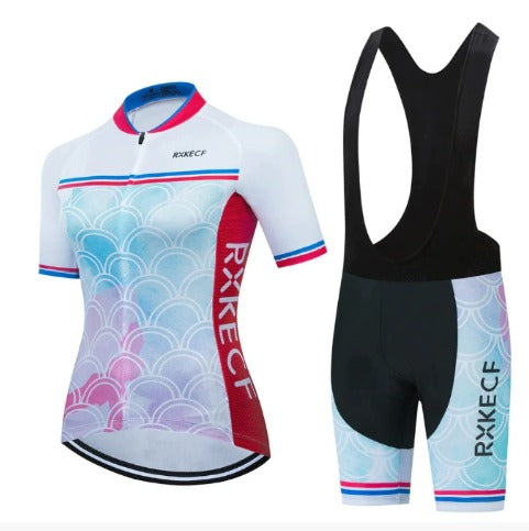 BORA kit with a breathable cycling jersey and bib shorts
