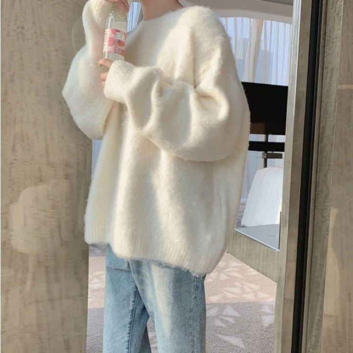 IMOGEN - Classic Drop Shoulder Long Sleeve Sweater