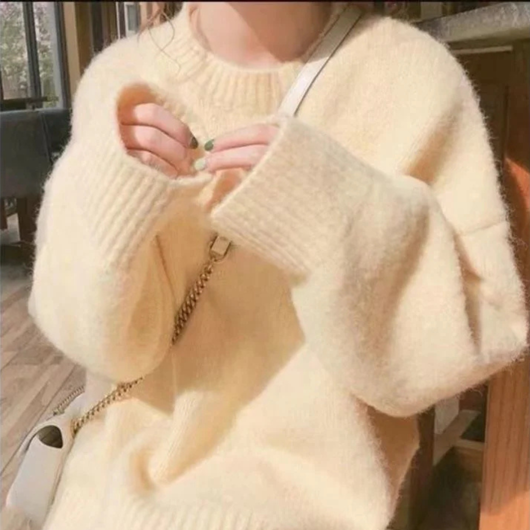 IMOGEN - Classic Drop Shoulder Long Sleeve Sweater