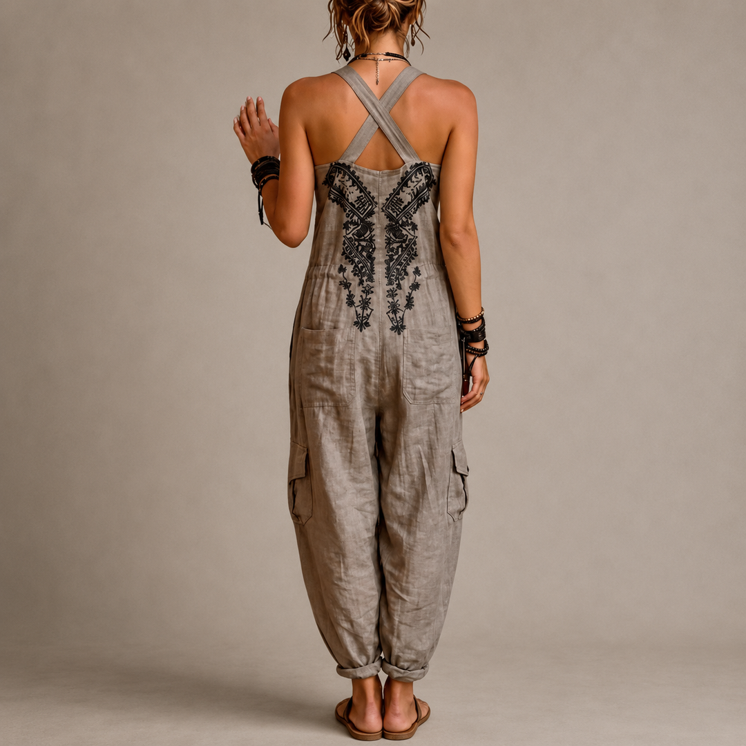 WREN | Boho Overalls Jumpsuit with Harem Fit