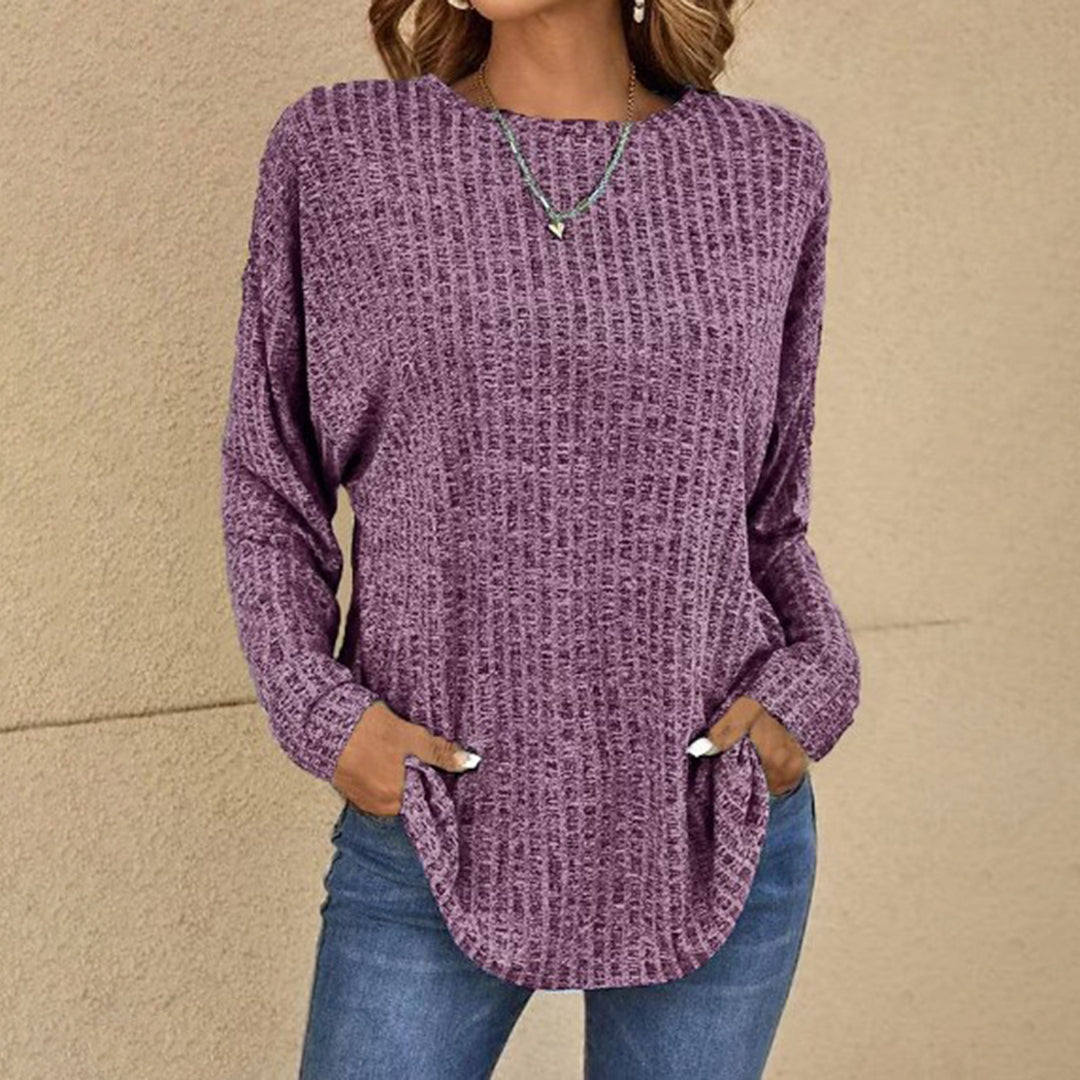 Comfortable Knit Sweater With Relaxed Fit