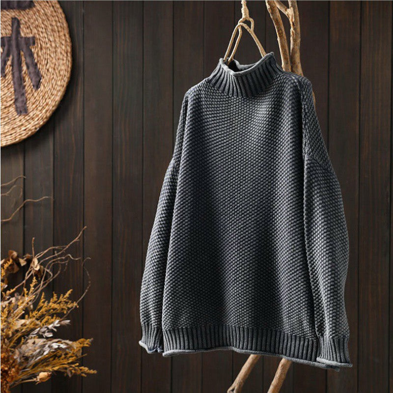 GRACE | Relaxed Fit Waffle Sweater