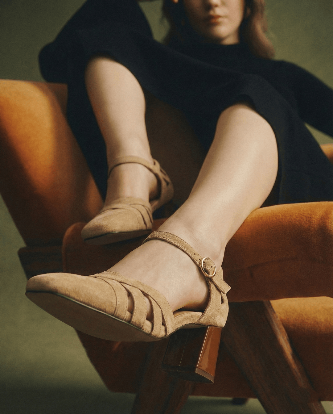 Arden | Suede Heel