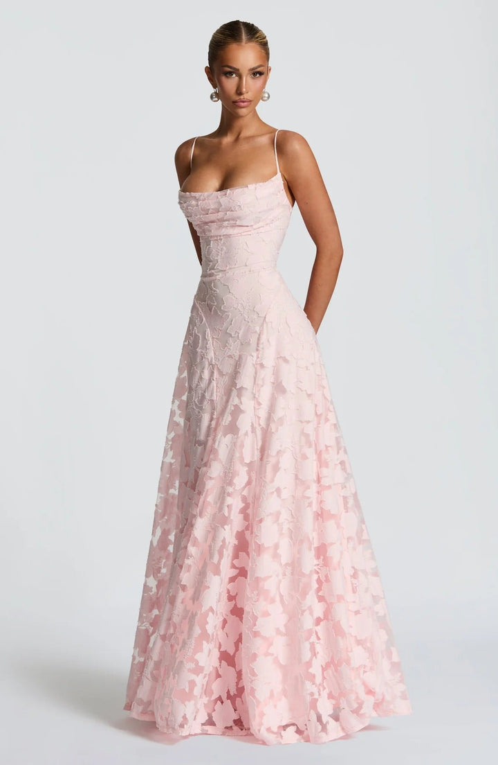 Briar | Women's Floral Sleeveless Maxi Wedding Guest Dress