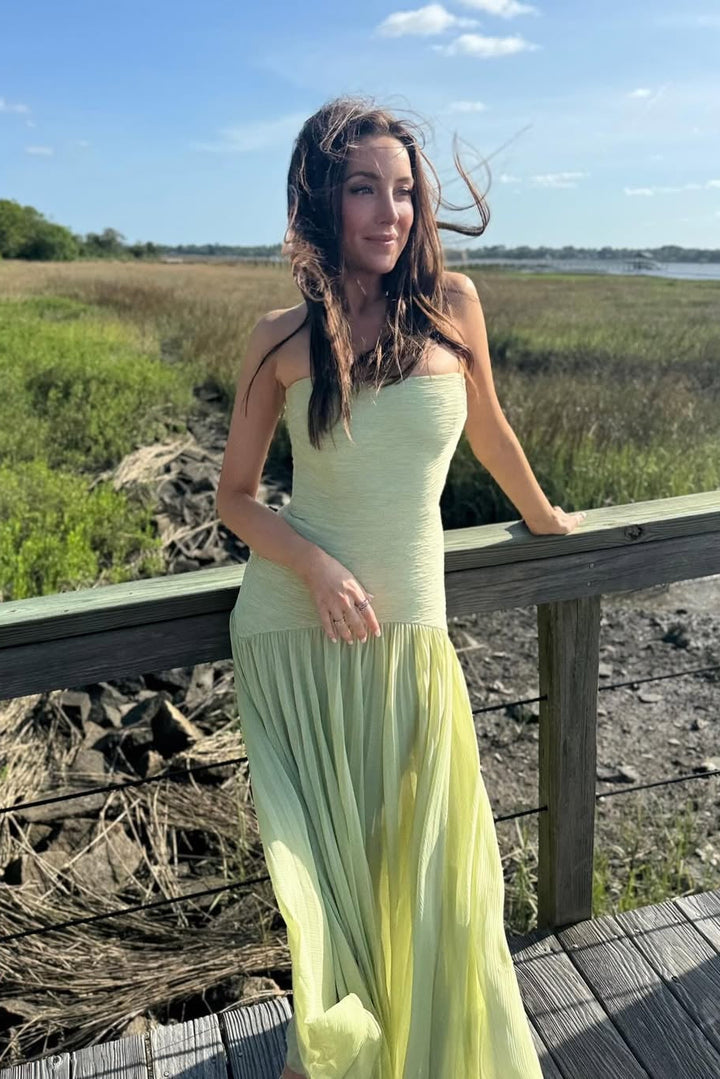 Skyla | Women's Strapless Maxi Wedding Guest Dress