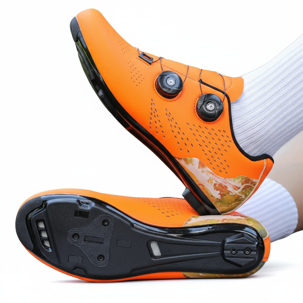 Road cycling shoes with non-slip sole | Cleat-compatible sole