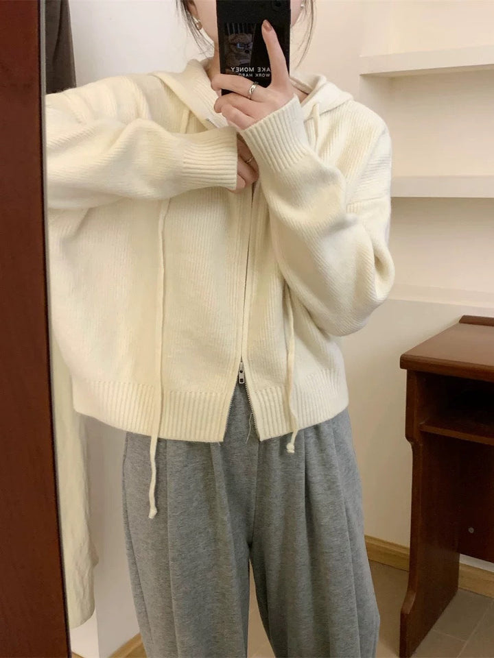 ARLENE ? Cozy Long Sleeve Hooded Cardigan