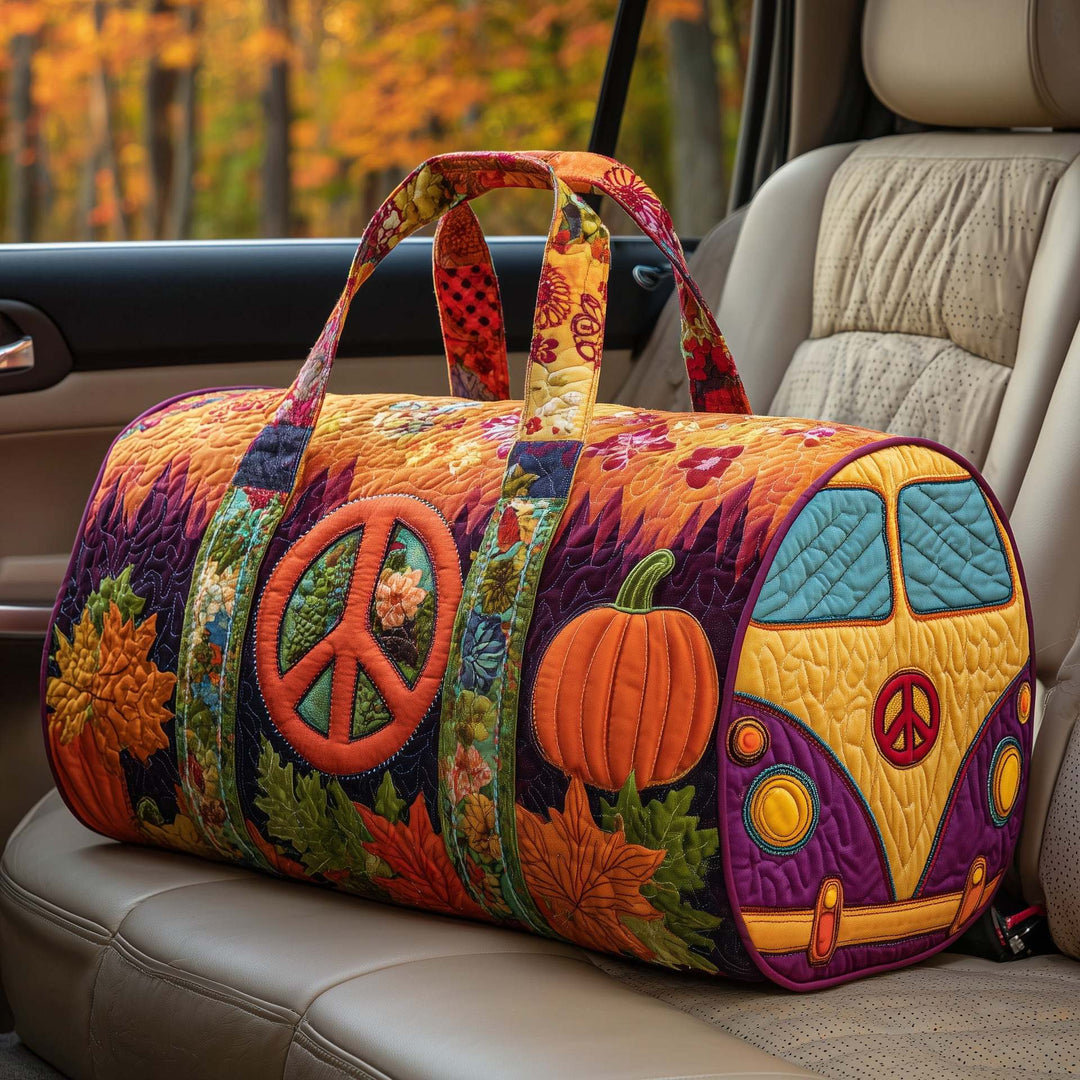 Hippie Van Quilted Duffle Bag