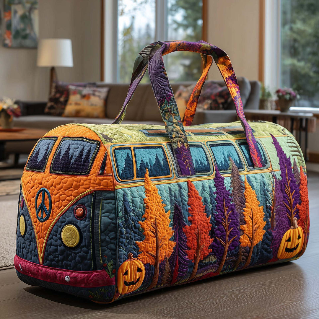 Hippie Van Quilted Duffle Bag