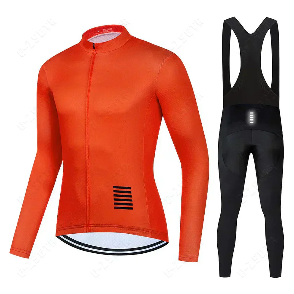 Professional long-sleeve cycling apparel