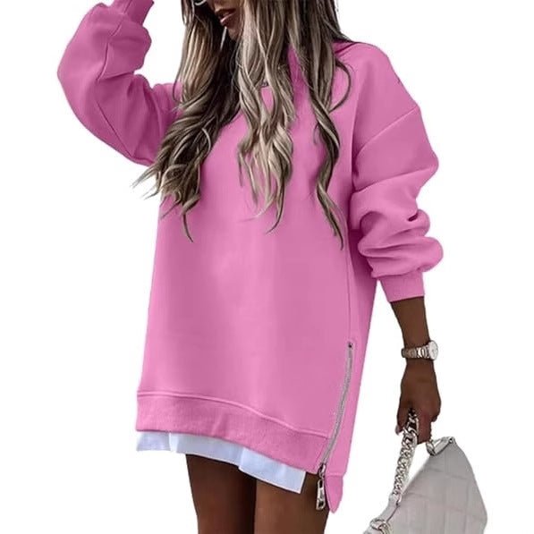 CHARLOTTE - Trendy Oversized Casual Pullover Outfit