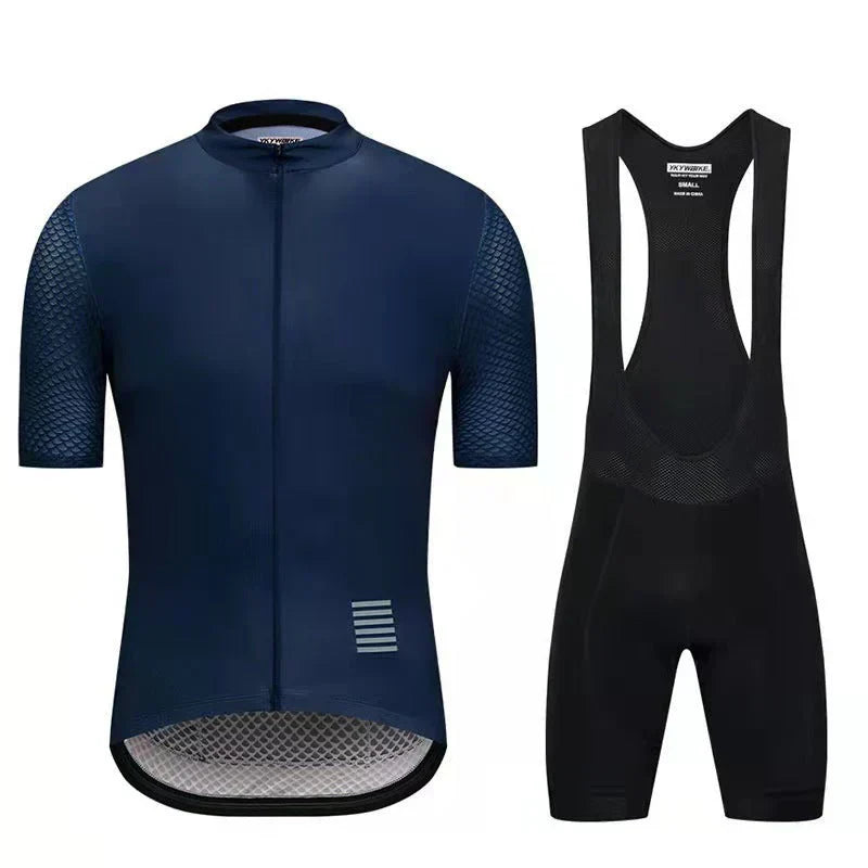 Short-sleeve cycling clothing set