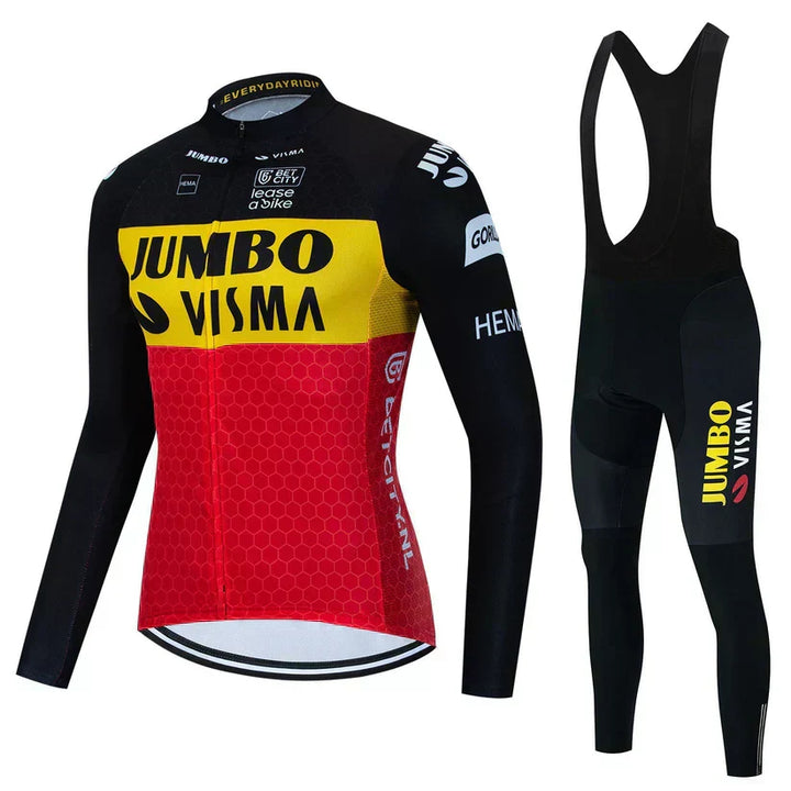 Jumbo-Visma | Professional long-sleeve cycling clothing set
