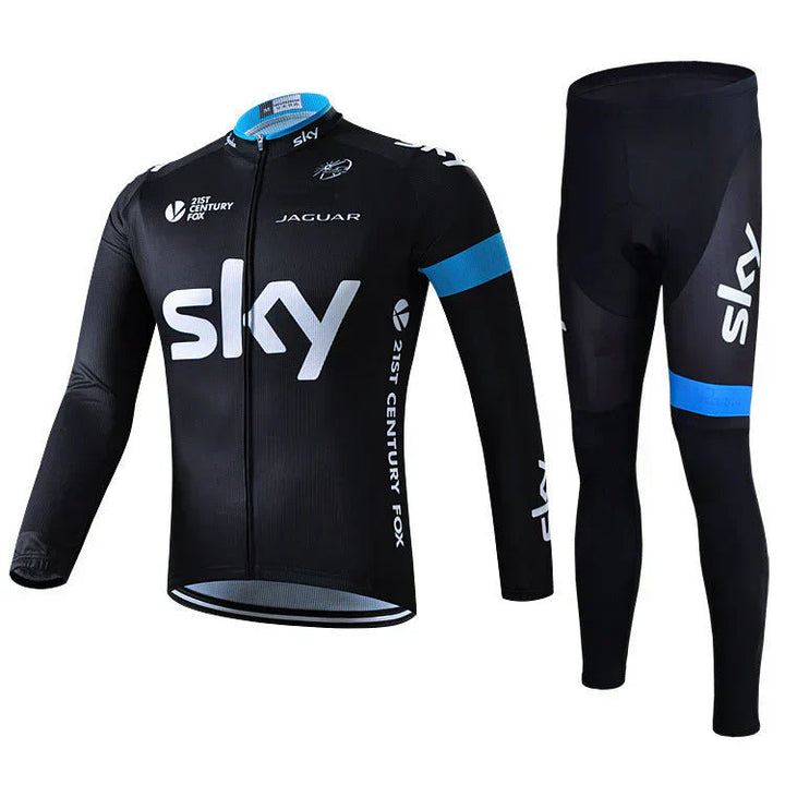 Professional long-sleeve cycling jersey