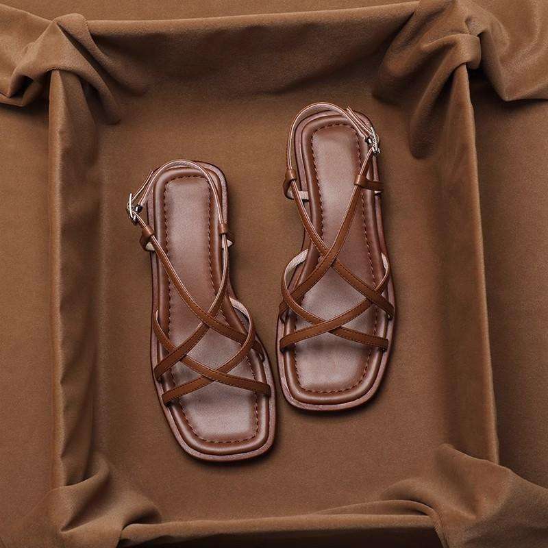 Vittoria Strap Sandals | Orthopedic Cushioned, Vegan Leather