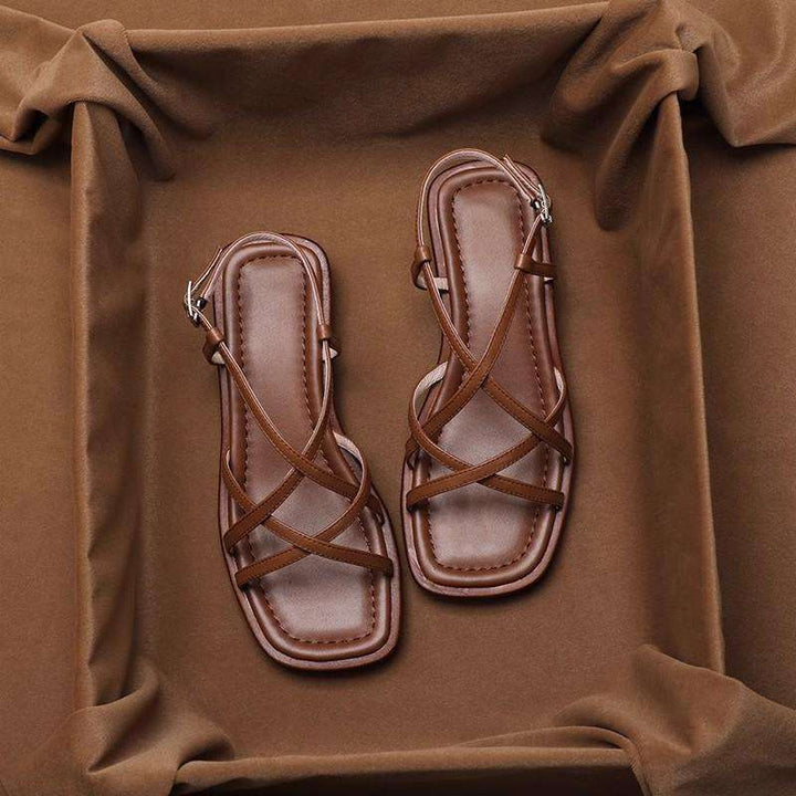 Vittoria Strap Sandals | Orthopedic Cushioned, Vegan Leather