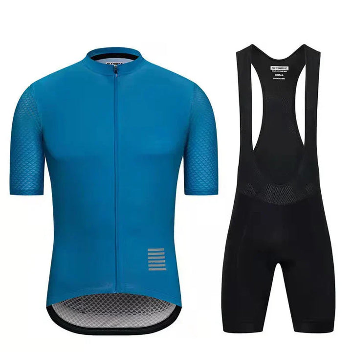 Short-sleeve cycling clothing set
